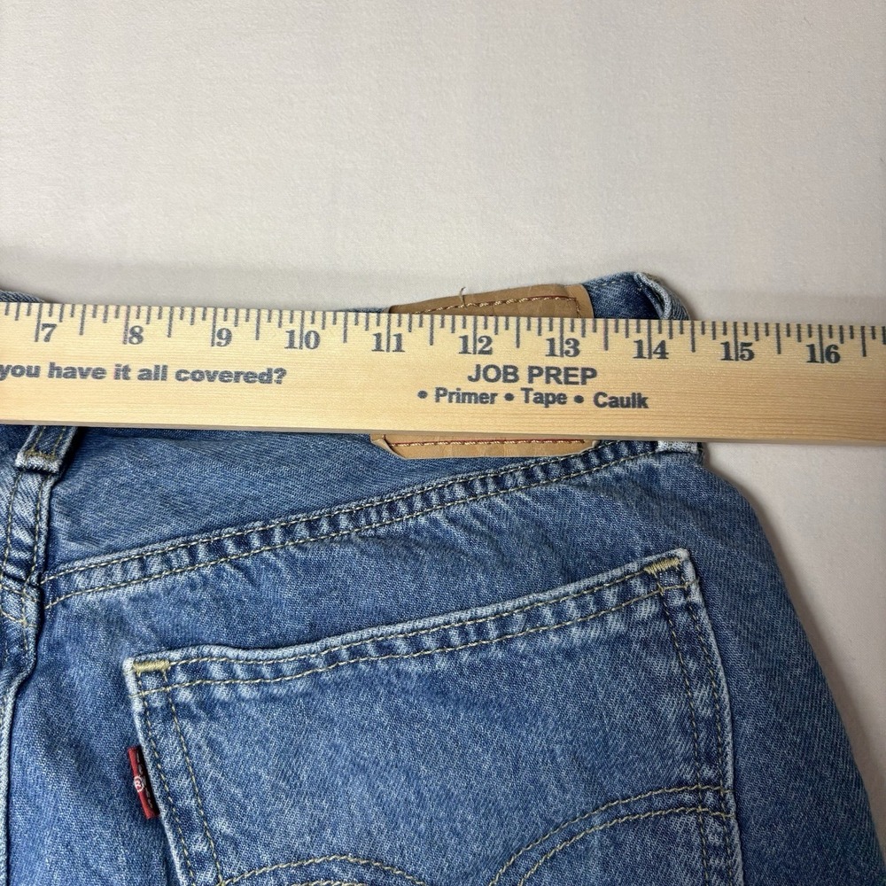 Levi's Low Pro Straight Leg Jeans Cotton Denim Size 28 Relaxed Fit Medium Wash - Picture 7 of 10